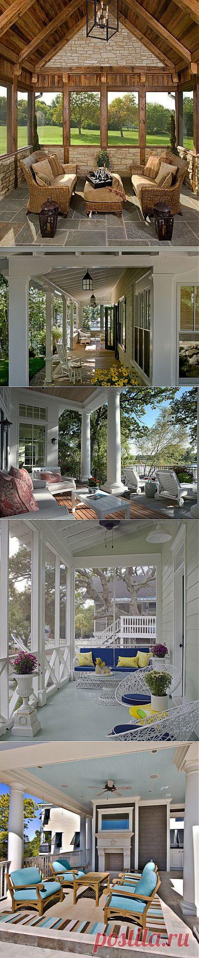 (+1) тема - Веранда - фотопримеры | УЮТНЫЙ ДОМ | советы