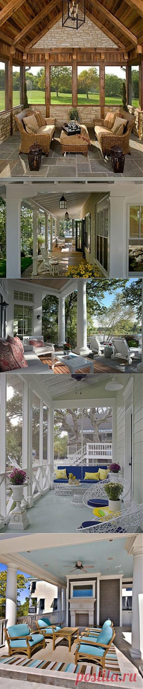 (+1) тема - Веранда - фотопримеры | УЮТНЫЙ ДОМ | советы