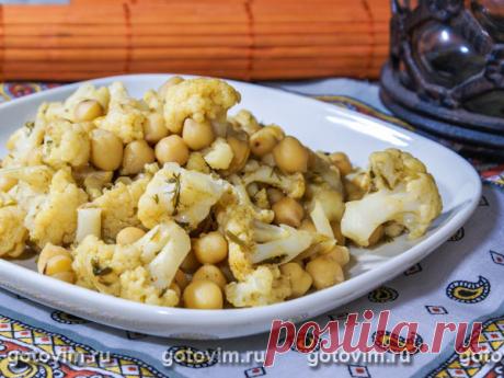 Нут с цветной капустой. Рецепт с фото Рецепт постного овощного блюда - нут с цветной капустой и пастой карри. Чтобы нут сварился быстрее, его надо предварительно залить в холодной водой на 10-12 часов. В воду можно добавить чайную ложку соды