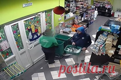 Дерзкое преступление в российском магазине попало на видео