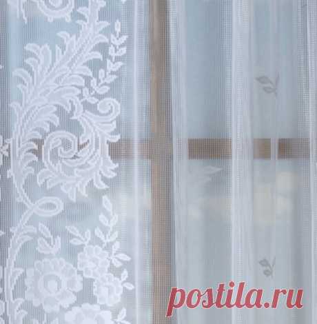 Irish Point Lace Crescent Valance - TheCurtainShop.com