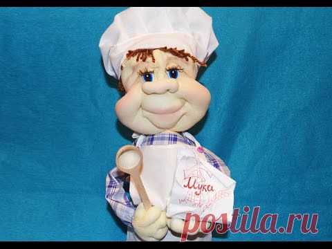 Шьем "Повара" — куклу из колготок - Ярмарка Мастеров - ручная работа, handmade