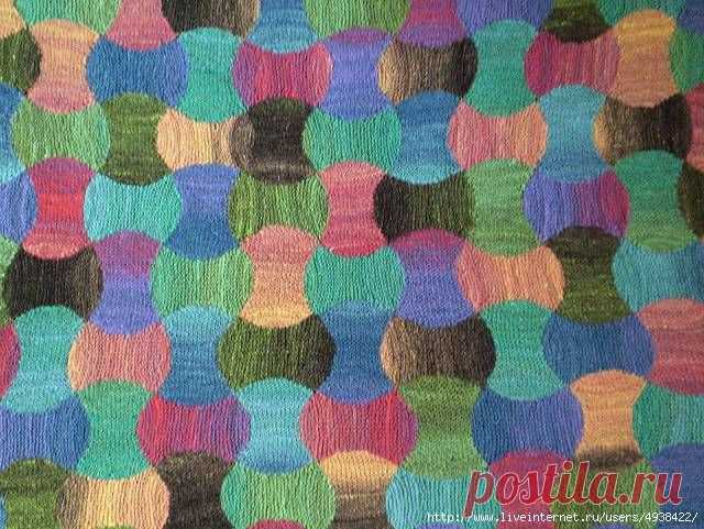 Плед "Сердцевина яблока" (Apple Core Blanket)