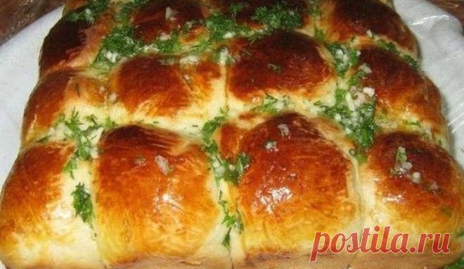 Пампушки с чесночным соусом к борщу