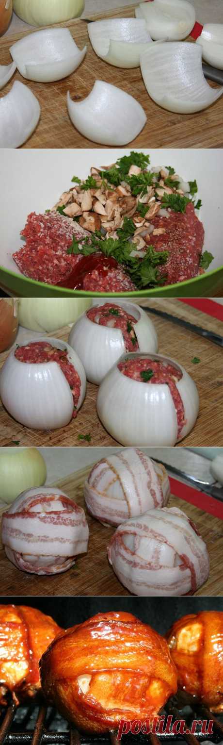 Луково-мясные мячики
