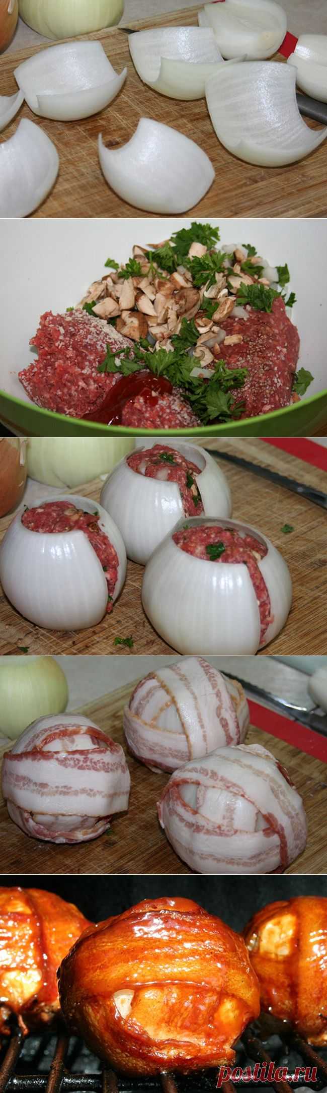 Луково-мясные мячики