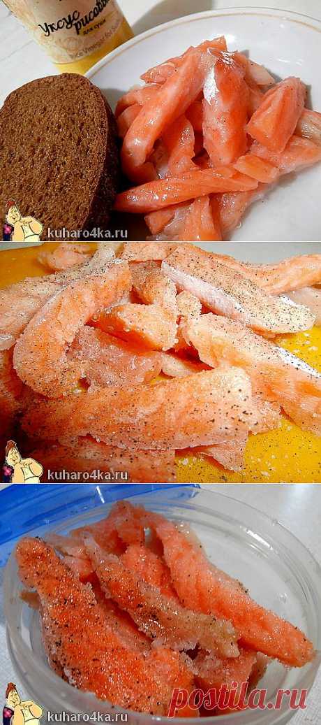 Как засолить брюшки сёмги