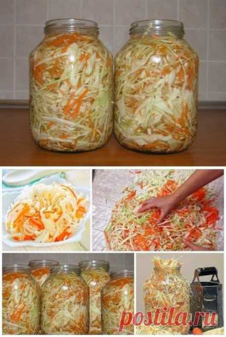 Лучшие кулинарные рецепты: Вкуснейшая квашеная капуста