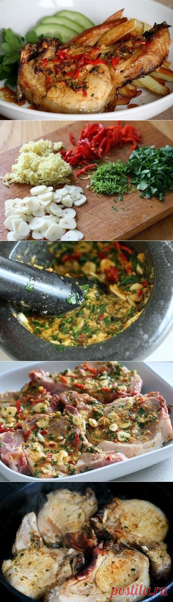 Свиные отбивные в сумасшедшем маринаде | Банк кулинарных рецептов