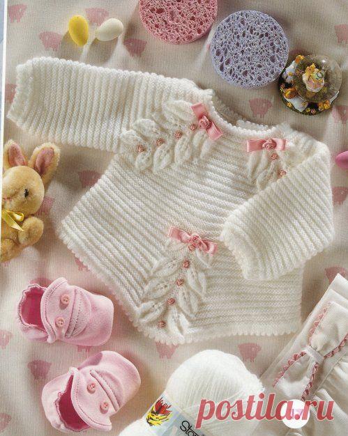 Кофточка с листочками » Закрома талантливой девушки