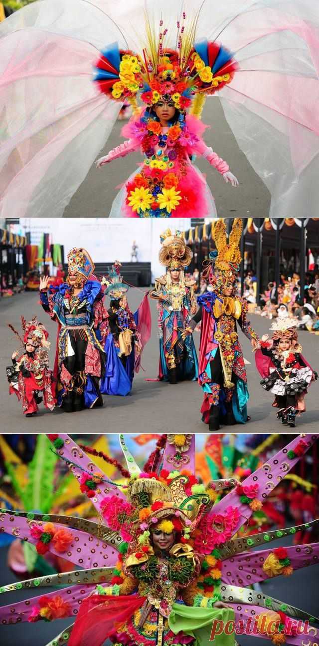 Карнавал моды «Jember Fashion Carnaval» в Индонезии