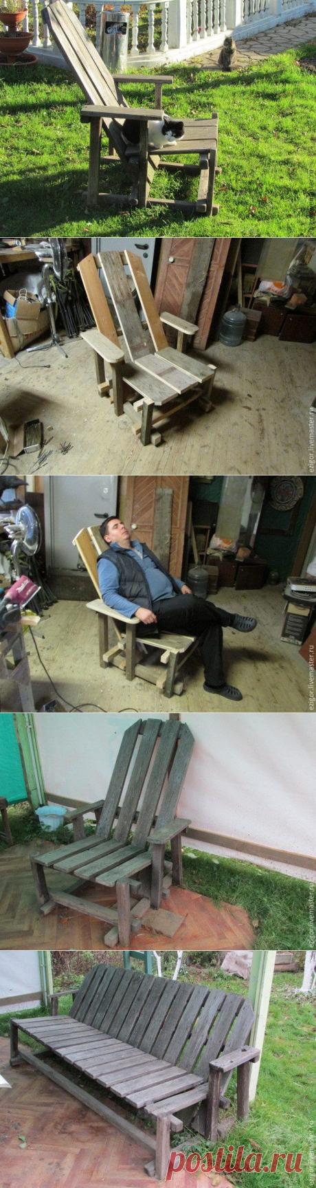 Мастерим кресло для дачи:.