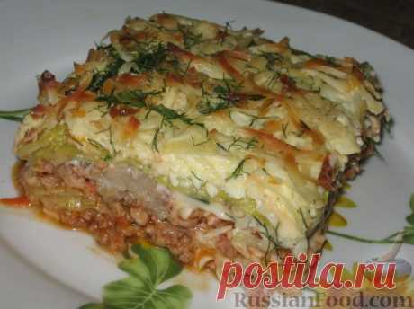 Рецепт: Украинская лазанья на RussianFood.com