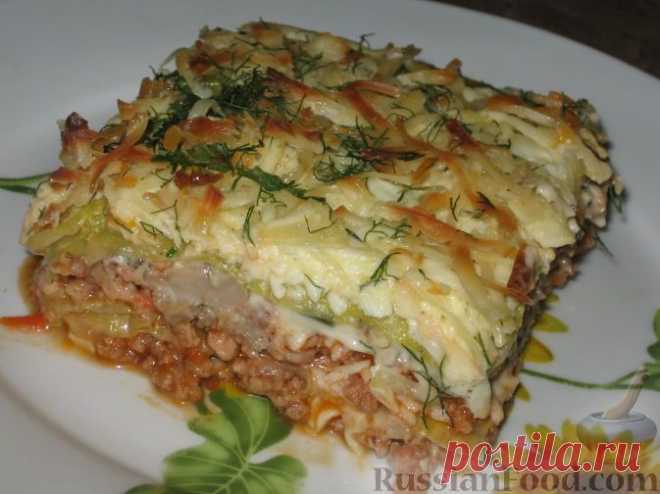 Рецепт: Украинская лазанья на RussianFood.com