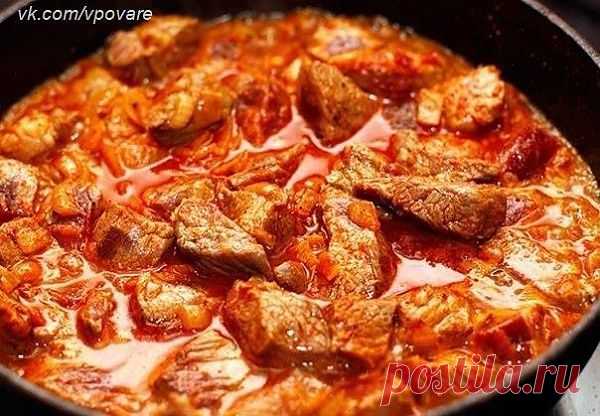 "Гуляш из говядины" - Простые рецепты Овкусе.ру
