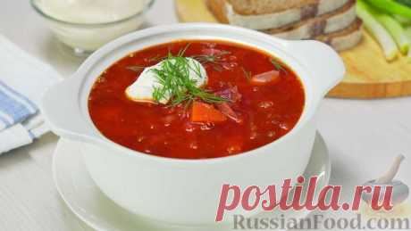 БОРЩ постный - только лучшие рецепты!