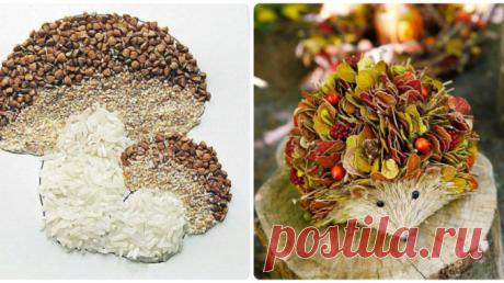 Осіння творчість своїми руками: підбірка виробів для дитячого садка і школи (фото) | жіночий журнал Коліжанка