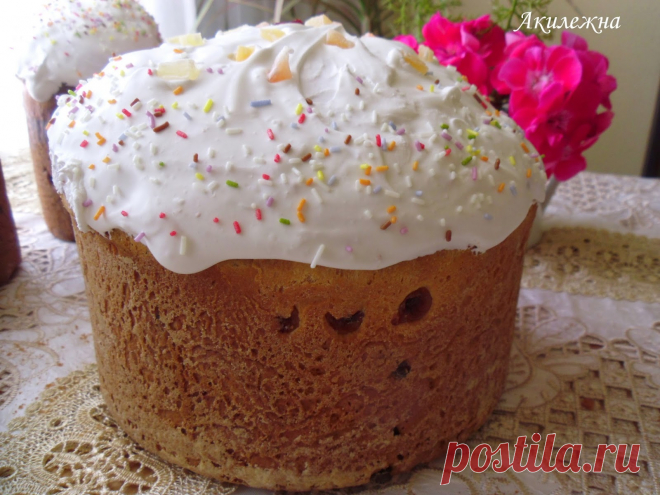 Кулинарные рецепты от Лики: Паска-кулич.