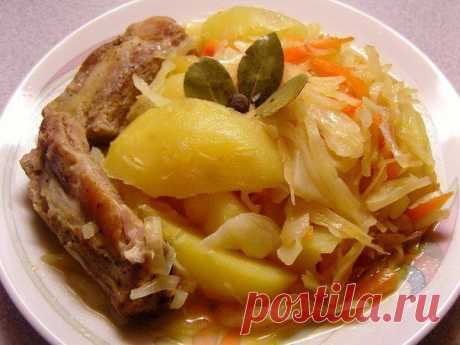 Рагу с капустой.