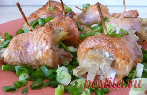 Мясные рулетики «На один зубок»