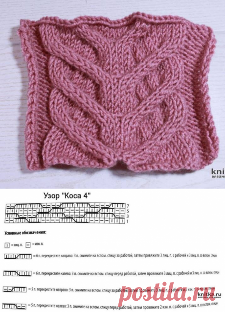 Узор "Косы" спицами: схемы, пошаговое описание выполнения, видео мк, 11 вариантов