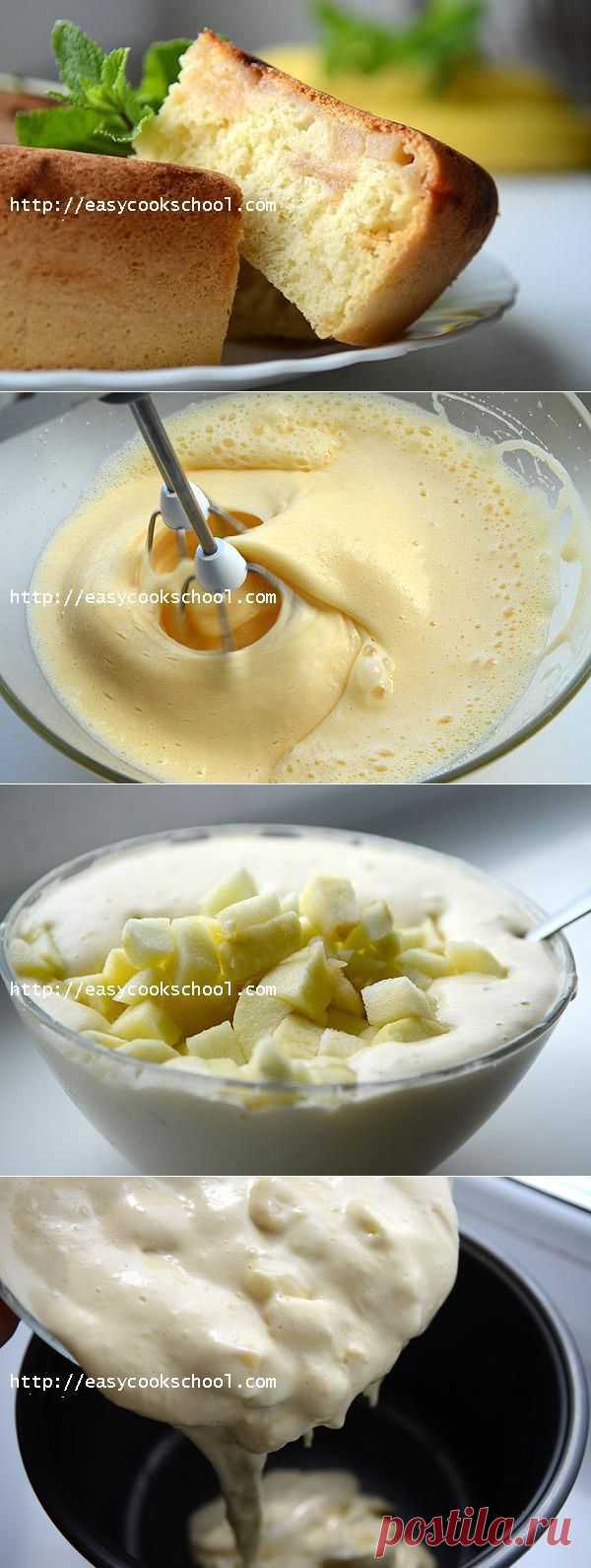 Как приготовить шарлотку в мультиварке: секрет вкусного яблочного пирога | Легкие рецепты