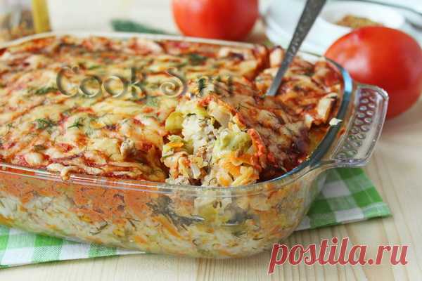 Запеканка с капустой и фаршем в духовке – рецепт с фото