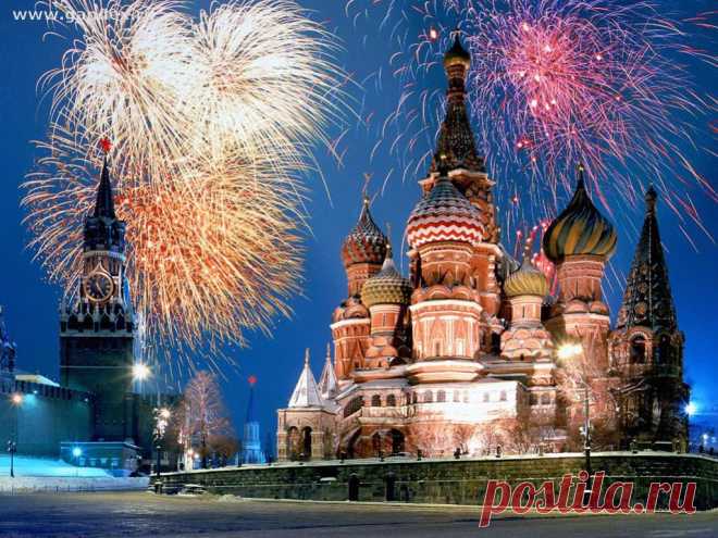 Прекрасна Москва в праздничные дни
