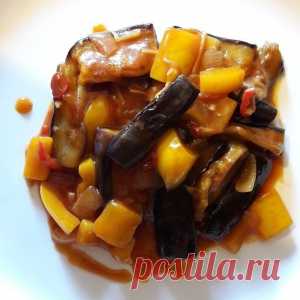 Очень вкусные баклажаны в кисло-сладком соусе