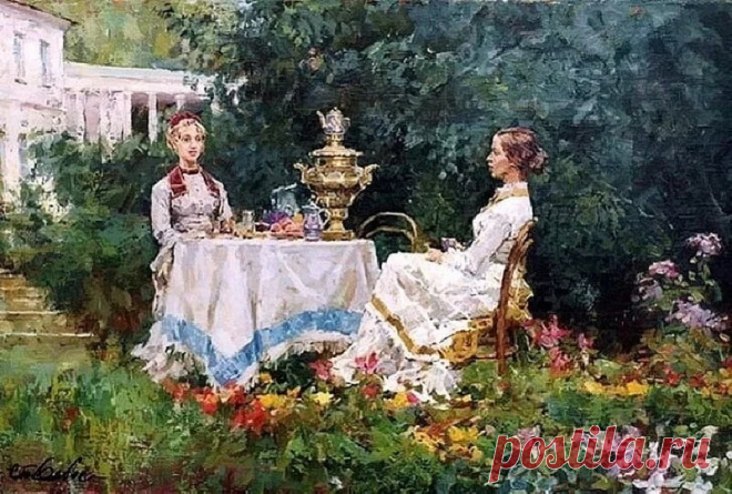 Чаепитие по-русски. Как его изображали русские художники. № 1ч. – ЖИВОПИСЬ. ИСКУССТВО ХУДОЖНИКОВ ВСЕГО МИРА., пользователь Лора К. | Группы Мой Мир