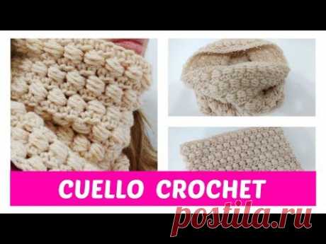 Cuello crochet paso a paso