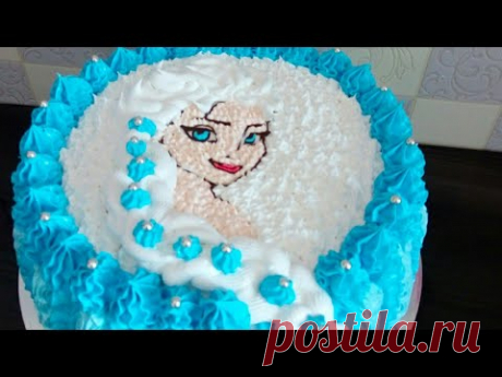 Кремовый торт «Эльза» для девочки  своими руками /Наталья Торт Sweet stories