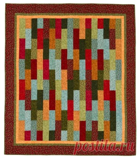 Простые лоскутные одеяла.