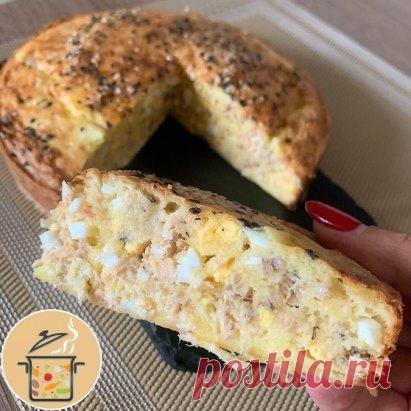 ЗАЛИВНОЙ ПИРОГ С ГОРБУШЕЙ