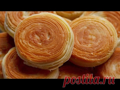 Без духовки, хрустящий снаружи мягкий внутри, простой многослойный хлеб