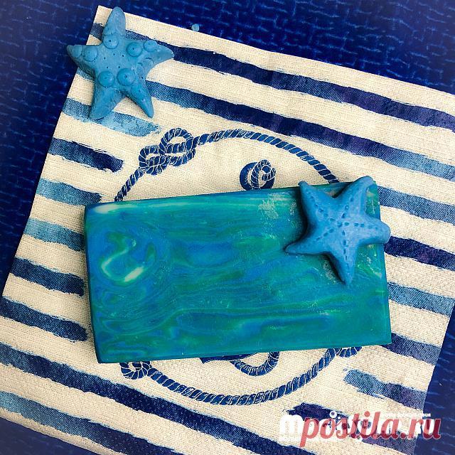 Мыло с нуля в морском стиле — лепим морскую звезду из мыла пластилина (видео)