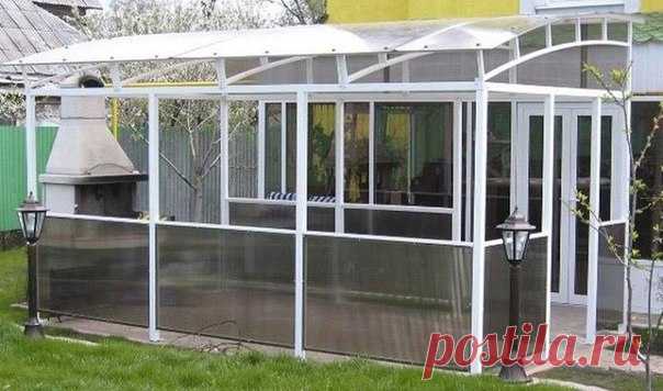 Дачные примеры применения поликарбоната