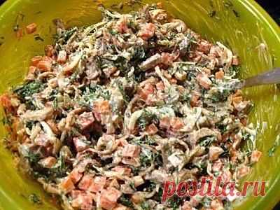 Салат ну ооочень вкусный