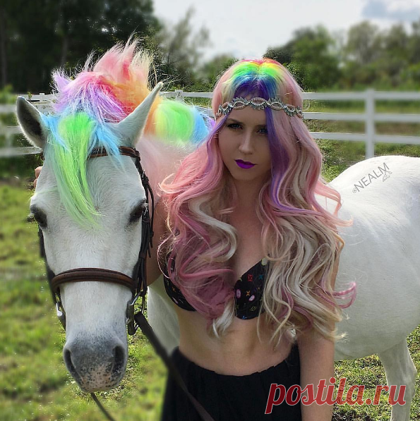 🦄 Прекрасный яркий красочный Единорог и его Принцесса ⚔