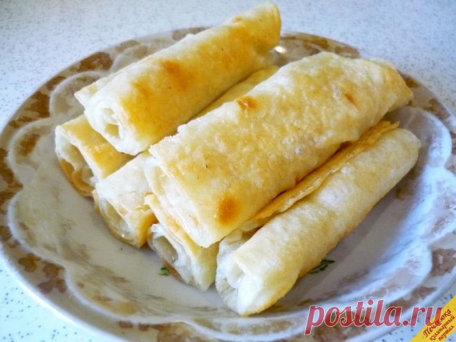 Закуска Хрустящие палочки с брынзой (пошаговый рецепт с фото) - Печенюка 2015