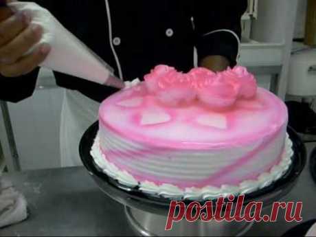 decoraçao d bolos com chef silvio silva - YouTube