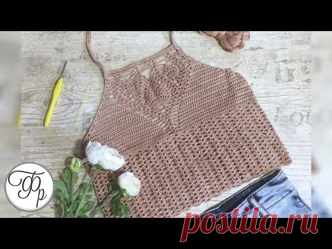 Как связать кроп-топ