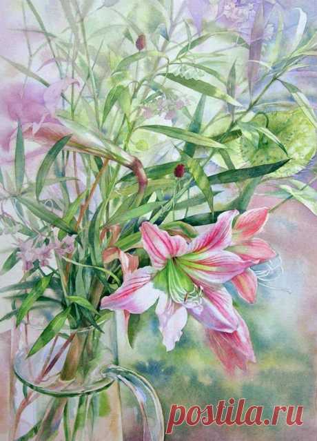 Японский #художник Yu Hoshino #акварель - Виртуальная Академия Живописи
