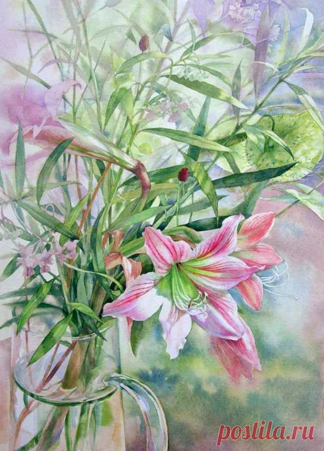 Японский #художник Yu Hoshino #акварель - Виртуальная Академия Живописи