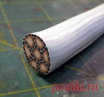 Kael Mijoy: Polymer Clay Tutorial: Blue Stitched Flower Cane