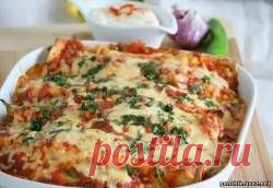 Запеканка Энчиладас с курицей по мексикански - Птица Дичь - Каталог Рецептов - ПОНЧИК