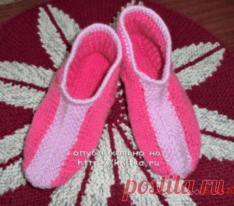 Вязаные спицами носки – работа Марины из рубрики Вязание для женщин. Вязание спицами модели и схемы на kNITKA.ru