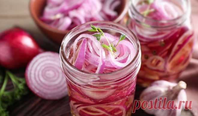 Маринованный лук быстрого приготовления