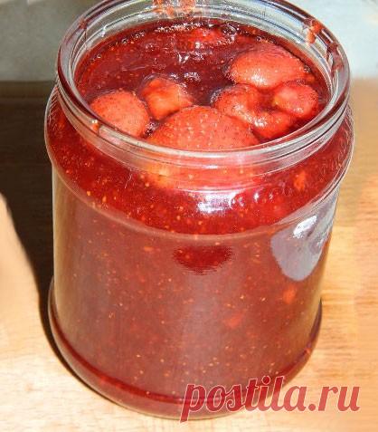 Клубничный конфитюр — Домашняя кулинария