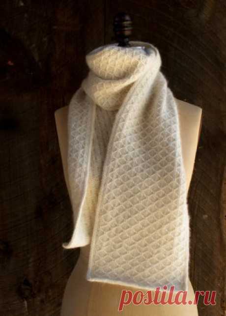 Шарф Trellis (модель Purl soho) - блог экспертов интернет-магазина пряжи 5motkov.ru